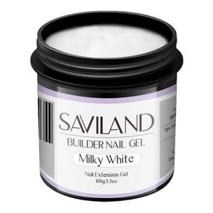 SAVILAND BUILDER NAIL GEL IN MILKY WHITE 100G - BNIB